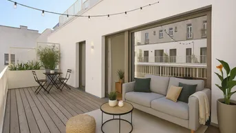 Expose ERSTBEZUG | Neubaujuwel im 7. Bezirk: 2 Zimmer, Balkon &amp; Miele-Küche
