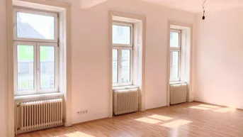 Expose Mitten im 9. Bezirk: Große 1,5 Zimmer Wohnung mit ruhigem Kabinett