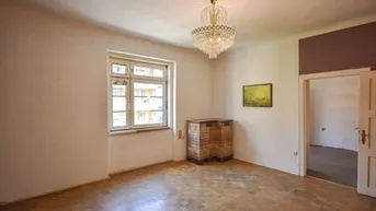 Expose Charmante 2-Zimmer-Altbauwohnung mit separater Küche – renovierungsbedürftig, aber mit viel Potenzial!