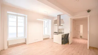Expose Mitten in Wien: Schöne Single-Wohnung in Hofruhelage