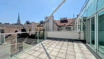 Expose Exklusive Innenstadt-Maisonette mit Glasfront, Freiflächen &amp; Stephansdom-Blick