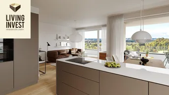 Expose Landliebe in Fischlham | Exklusives Penthouse mit 42 m² Terrasse mit Glasgeländer &amp; Panoramablick - Haus 1 TOP 9