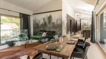 Expose Mitten in Schladming und umgeben von Natur – Traumterrasse mit Bergblick nur wenige Schritte von der Planai entfernt!