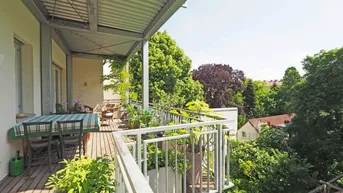 Expose GYMNASIUMSTRASSE | 3-Zimmer-Altbauwohnung mit Terrasse im 3. Liftstock | barrierefreier Zugang u. Lift | Nähe Kutschkermarkt, Aumannplatz und Schubertpark