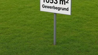 Expose TOP BAUGRUNDSTÜCK für GEWERBE (Musterfoto) - 2 Größen vorhanden