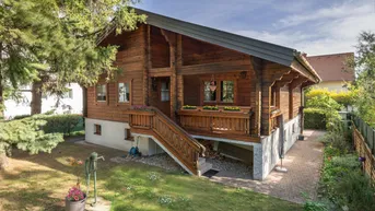 Expose Wohnen wie im Urlaub – Rustikales Holzhaus mit Wohlfühlflair und Gartenidylle in Perchtoldsdorf