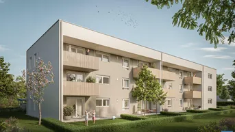 Expose NEUBAU! 2-Zimmer-Mietkauf-Wohnung Top 17 in Burgkirchen (Eigenmittel erforderlich)