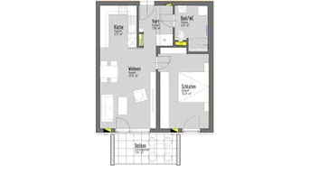 Expose Neubau Mietkauf! 2-Zimmer mit Eigengarten, Carport, Top 3