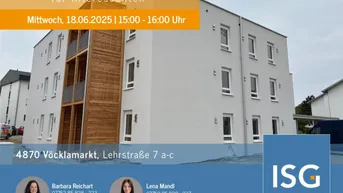 Expose Miete mit Kaufoption - NEUBAU, Top 13, Erstbezug: 3-Zimmer Wohnung mit Tiefgaragenstellplatz