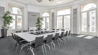 Expose Coworking-Bereich in Regus Le Palais
