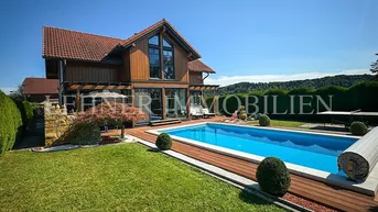 Expose * VASOLDSBERG * SEHR GEPFLEGTES EINFAMILIENHAUS MIT GALERIE UND SWIMMINGPOOL IN SONNIGER GRÜNLAGE *
