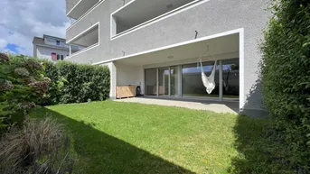 Expose Moderne 2-Zimmerwohnung mit Terrasse, Garten und Tiefgaragenplatz in Gisingen