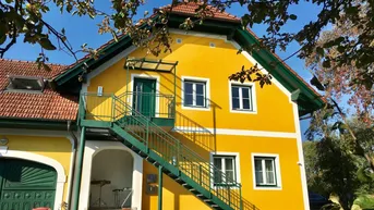 Expose Ruheoase am Land in Stadtnähe - 2-Zimmer-Wohnung mit Garten in einem schönen Anwesen