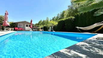 Expose Wohlfühl-Bungalow mit Pool in idyllischer Lage