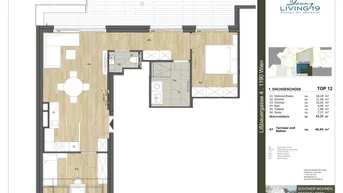 Expose Perfektes 3-Zimmer- Dachgeschoß mit 41 m² Terrasse - RESERVIERT !