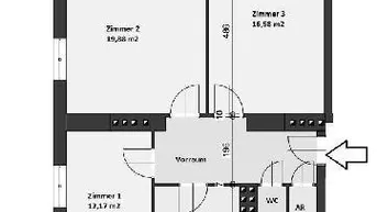Expose "Helle, moderne 3-Zimmerwohnung mit südseitigem Balkon und Küche - keine Ablöse"