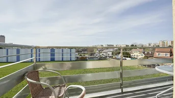 Expose Bestlage Kaiserebersdorf! Sonnige 3-Zimmer-Wohnung mit Balkon, Gartennutzung und Schwimmbiotop