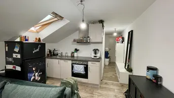 Expose 34 m² Dachgeschoss-Wohnung inkl. Keller und Parkmöglichkeit