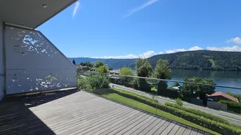 Expose Rarität: Architekten-Penthouse am Millstätter See in Uferlage mit privatem Seezugang