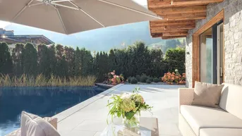 Expose Idyllische Gartenwohnung mit eigenem Naturschwimmteich - TOURISTISCHE WIDMUNG