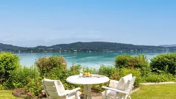 Expose Idyllisches Seehaus mit prachtvollem Seezugang direkt am Wörthersee