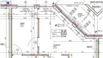 Expose 2-Zimmer-Wohnung Neubau inkl Küche mit 5,31m² Balkon und Kellerabteil mit Bahnhof Floridsdorf in Gehweite /LS84-52