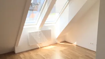 Expose HOFSEITIG - Großzügige 4-Zimmerdachgeschosswohnung mit Terrasse und Klimaanlage nahe Mariahilfer Straße! (Mietbeginn 01.10.2025)