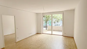 Expose AKTION: 2 MONATE MIETFREI: 2-Zimmerwohnung mit großer Terrasse und Gartenanteil