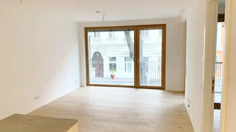 Expose ERSTBEZUG: Straßenseitige, moderne 2-Zimmerwohnung mit Loggia!