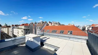 Expose Erstbezug in Toplage - 3-Zimmerdachgeschosswohnung mit großer Dachterrasse im Botschaftsviertel! (Mietbeginn nach Vereinbarung)
