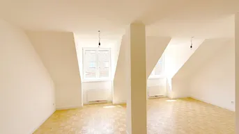 Expose PROVISIONSFREI - SANIERT - ERSTBEZUG: eine sehr gut angelegte und helle 2-Zimmerwohnung im Dachgeschoss mit Eigengarten und zusätzlichen GOODIES!