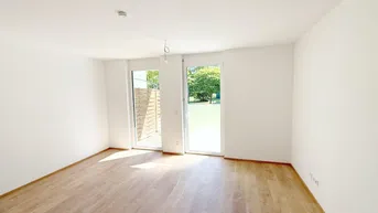 Expose Hübsche, sonnige 2-Zimmer-Gartenwohnung in zentraler Lage!