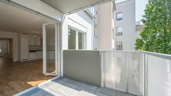 Expose VIDEO TOUR: gepflegte 2-Zimmer Wohnung mit ruhiger Hoflage und Balkon *ab 1.5.*