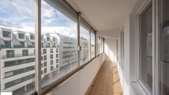 Expose ab sofort beziehbar: 4-Zimmer-Wohnung mit großer Loggia nahe Donauinsel &amp; Millennium City (WG geeignet)