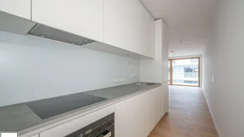 Expose ab sofort: hofseitiger 2 Zimmer Erstbezug mit Freifläche im Projekt Apollogasse 18 -perfekte Infrastruktur!
