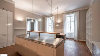 Expose Wohnen in der Innenstadt: ab sofort moderne teilmöblierte 3 Zimmer Wohnung - Top Lage: zwischen Schwedenplatz und Stephansplatz
