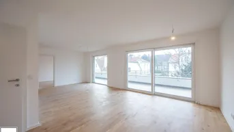 Expose Erstbezug: westseitige 2-Zimmer-Wohnung mit großer Terrasse