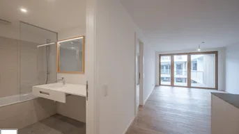 Expose exklusives, modernes, offenes Wohngefühl in der Apollogasse 18! 2 Zimmer Erstbezugswohnung mit Freifläche ab sofort mieten!