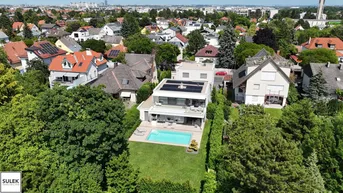 Expose Stilvolles, top ausgestattetes Einfamilienhaus in Perchtoldsdorf lässt keine Wünsche offen: Garten, Pool, PV Anlage, Sauna, Keller, Garage uvm.!