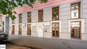 Expose sanierungsbedürftiges Geschäftslokal im Souterrain – 72 m² Nutzfläche im Altbau mit straßenseitigem Zugang