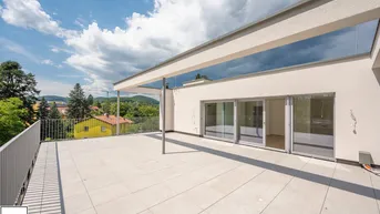 Expose Penthousefeeling in grüner Stadtrandlage! Direkter Liftzugang &amp; große Dachterrasse: 2 Zi.-Erstbezugswohnung im Projekt Villa Mauerbach2! Jetzt vormerken!