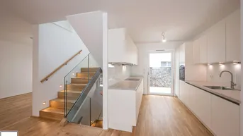 Expose ERSTBEZUG-Townhouse: Exklusives 4-Zimmer-Townhouse mit 2 Terrassen &amp; Tiefgaragen-Option - ab sofort
