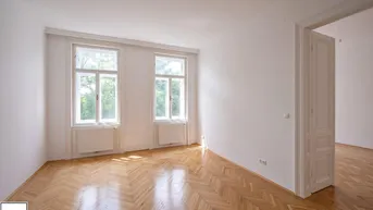Expose Schönbrunner Allee: 3-Zimmer-Altbauwohnung mit perfekter Aufteilung und Grünblick