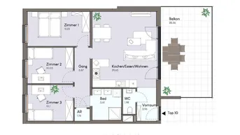 Expose Open-Hause-Day / Samstag, 18.Oktober 2025 von 10:00 bis 14:00 Uhr |Neubau Erstbezug | 4-Zimmer-Wohnung mit großem Balkon| 2 Garagenplätze möglich
