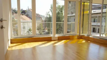Expose Südseitig. Strukturiert. Stilvoll. – 4-Zimmerwohnung mit Loggia &amp; Veranda im 19. Bezirk
