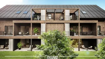 Expose Neubauprojekt: Alpine Suite Spot | 75m² Gartenwohnung mit Ausblick auf den Grimming