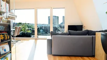 Expose ELEGANTES BAD MIT REGENDUSCHE I SMART-LIVING I STYLISCHES PENTHOUSE I KLIMA I SONNENTERRASSE I OFFENE DESIGN-KÜCHE I