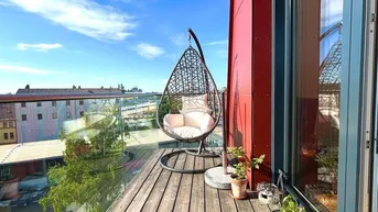 Expose STYLISCHES PENTHOUSE I KLIMA I SONNENTERRASSE I OFFENE DESIGN-KÜCHE I SMART LIVING l ELEGANTES BAD MIT REGENDUSCHE I