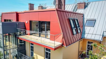 Expose STYLISCHES PENTHOUSE I SMART-LIVING I SONNENTERRASSE I KLIMA I OFFENE DESIGN-KÜCHE I ELEGANTES BAD MIT REGENDUSCHE I PROJEKT WOHNEN I