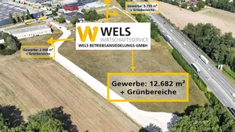 Expose Gewerbegrundstücke im Nahbereich des ÖBB-Frachten-Terminals in WELS-OST- ab sofort verfügbar!